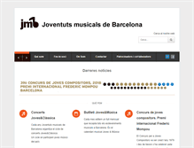 Tablet Screenshot of jmbarcelona.com